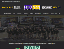 Tablet Screenshot of h2o911.com